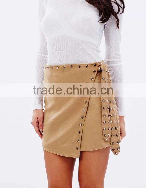 2016 Wholesale mature womens wear beaded ladies skirts