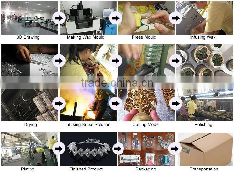 XP-TGN-HE-129 Wholesale Glass Cabochon Necklace In Alloy