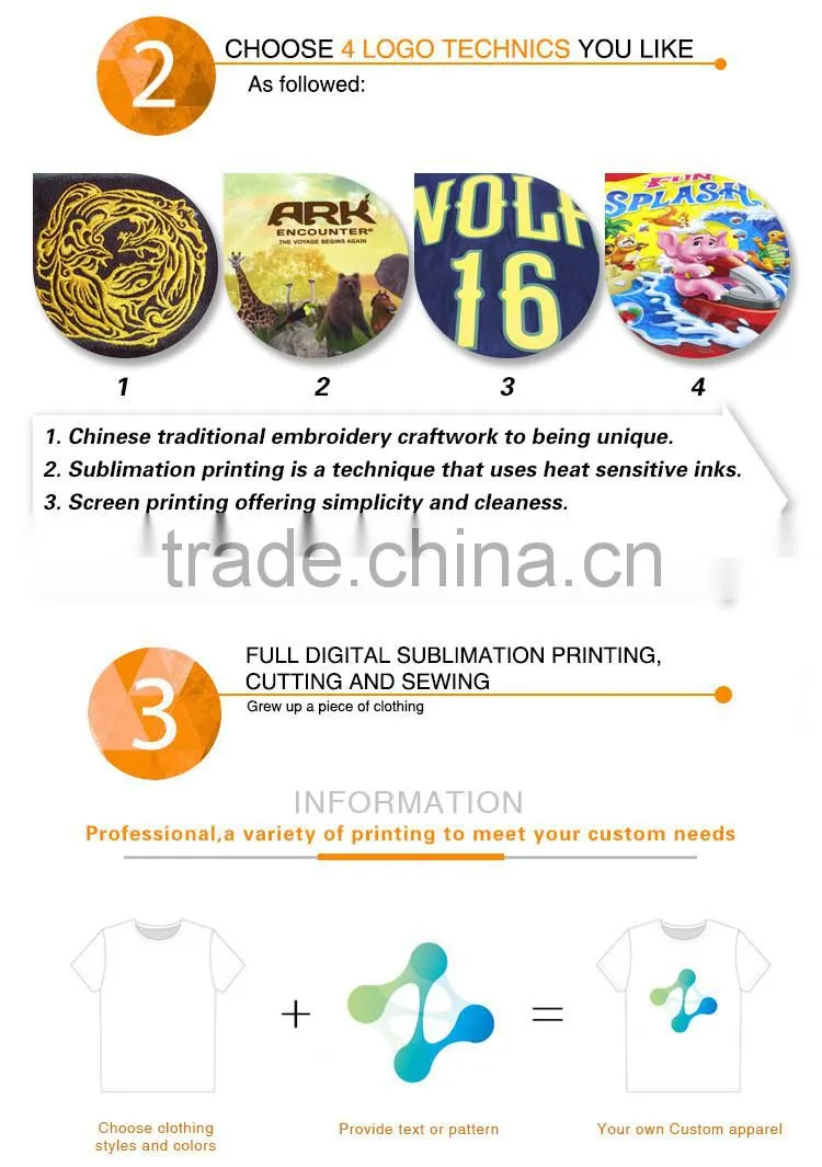 stand up collar short sleeve no label zipper T-Shirt printing