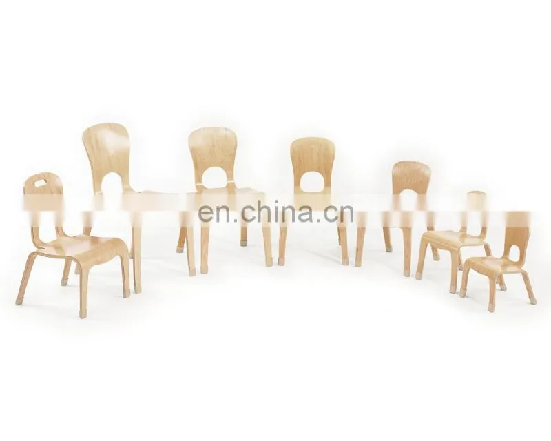 New Design Kindergarten Classroom Furniture Children Table Chair Kids Wooden Chair