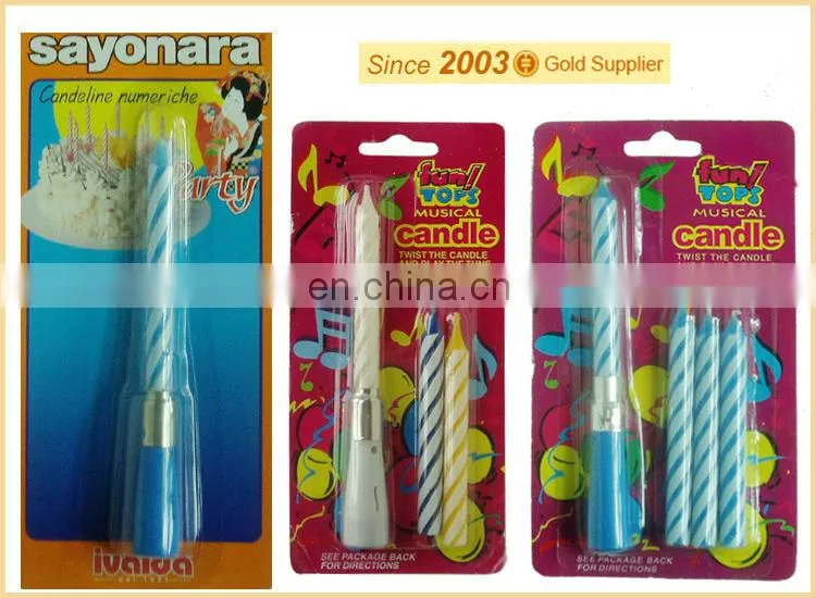 decorative candle birthday theme party supplies