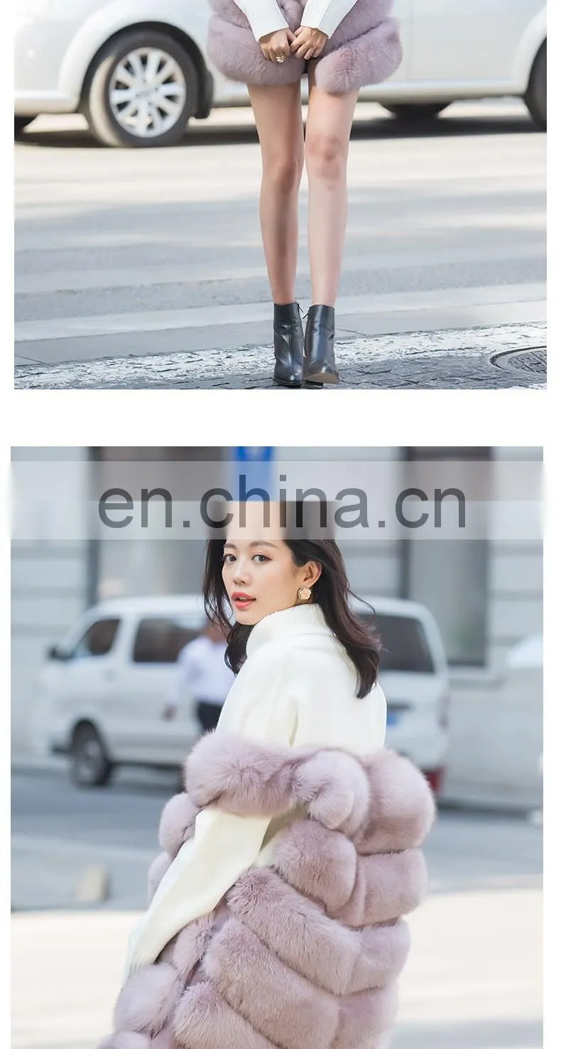 2016 Top Fashion Winter Warm Vest Wholesale Custom Real Fur Vest Fox Fur