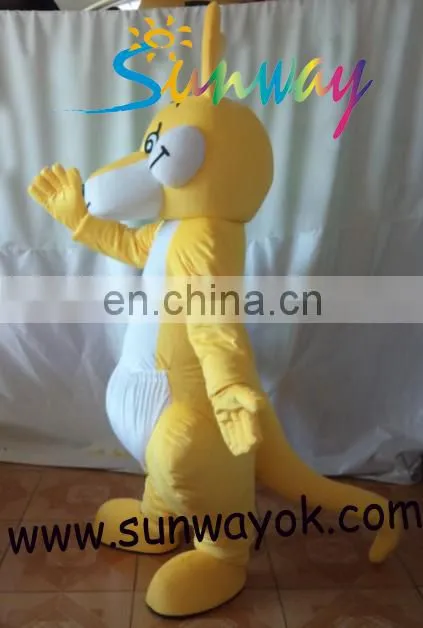 Kangaroo plush costume/funny animal plush dress for promotion
