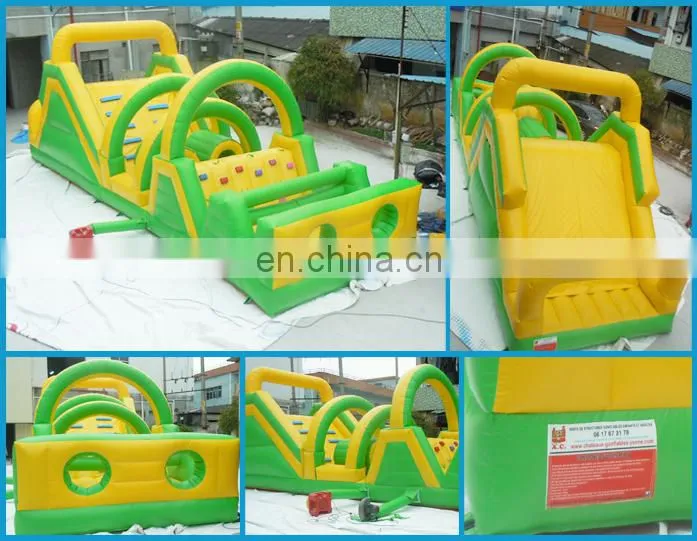 Funny climbing PVC inflatable obstacle, competition inflatable games, inflatable climbing obstacles for sale