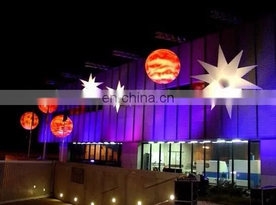 led light strong style color inflatable star decoration for wedding and party decoration