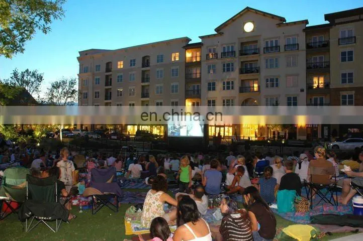 Innovation Biggaircube enables projection on a large screen day and night and offers a communication medium from 360 angle