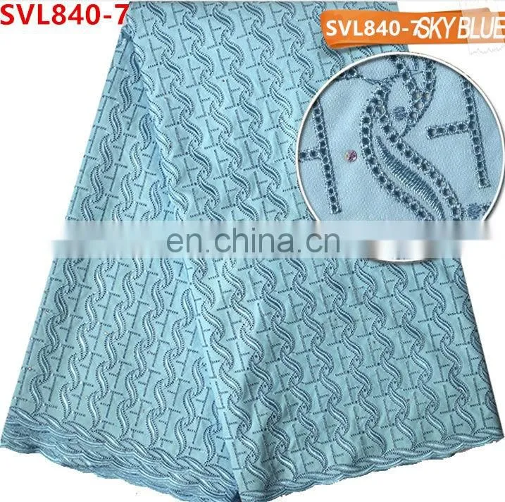 100% Cotton African Swiss Lace Fabric ,African lace cotton fabric ,Swiss cotton lace fabric for men