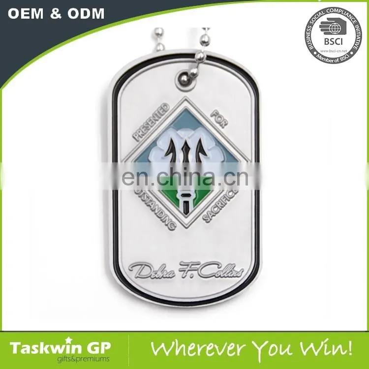 Promotional Metal Printing Engraved Dog Tag