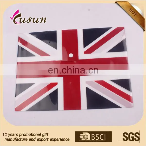 Custom printed pp plastic document folder custom printed file folder