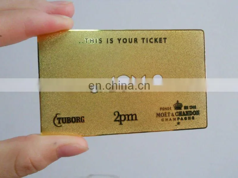 Golden Metal VIP Card