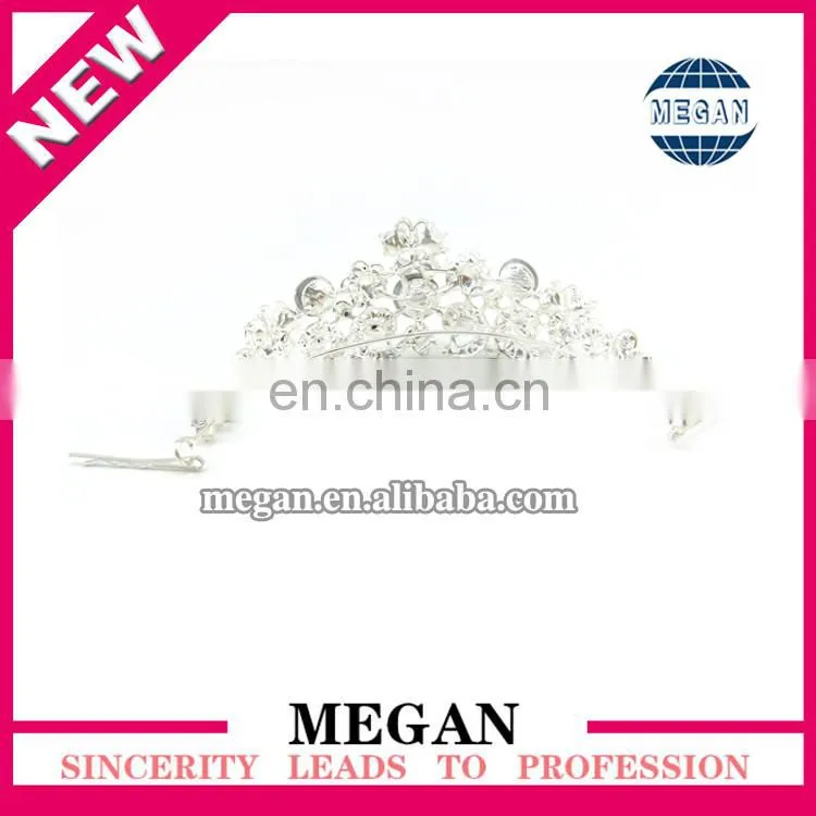 Rhinestone Imperial Crown Tiara Crystal Beauty Pageant Queen Tiara