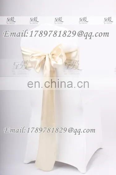 banquet satin ribbon chair cover sash