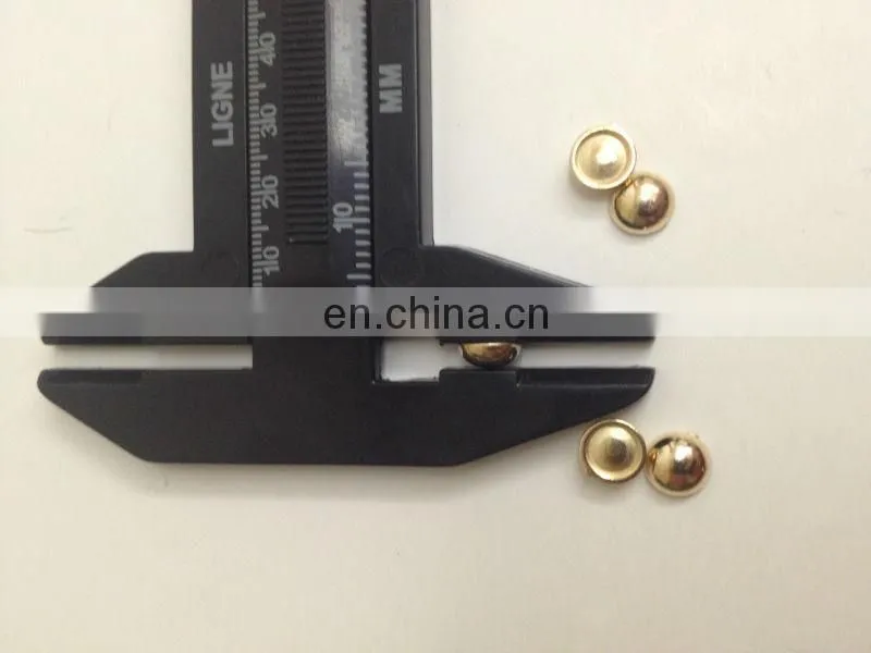 hot sell punk ccb round spike studs glue on clothing bags garment accessories