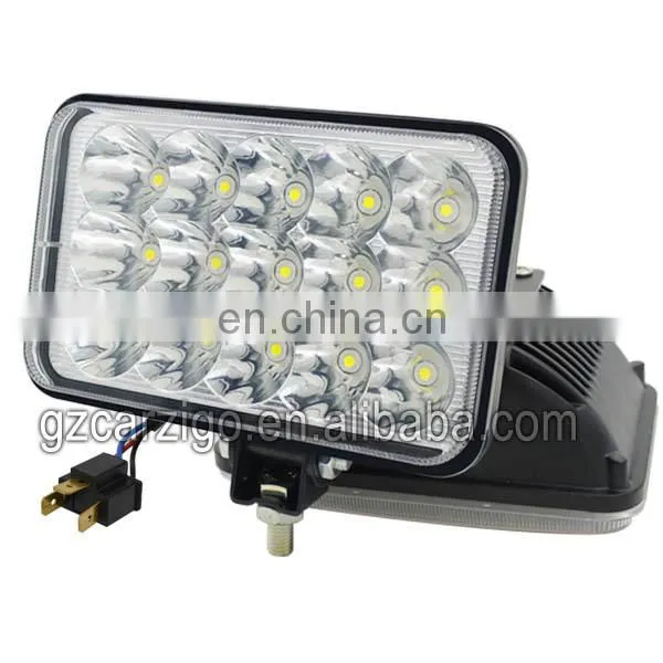CZG-4645 super bright made in china best price spot 6X4" 45w LED head light from Carzigo factory