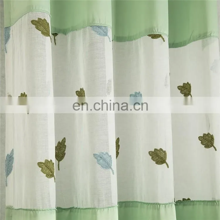 2017 New design colorful curtains embroidery with high quality