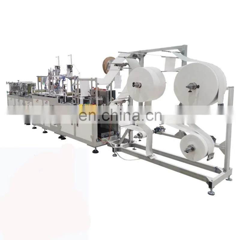 High Speed Fully Automatic FFP2/FFP3 N95 Face Mask Machine For Folding Mask Making Machine
