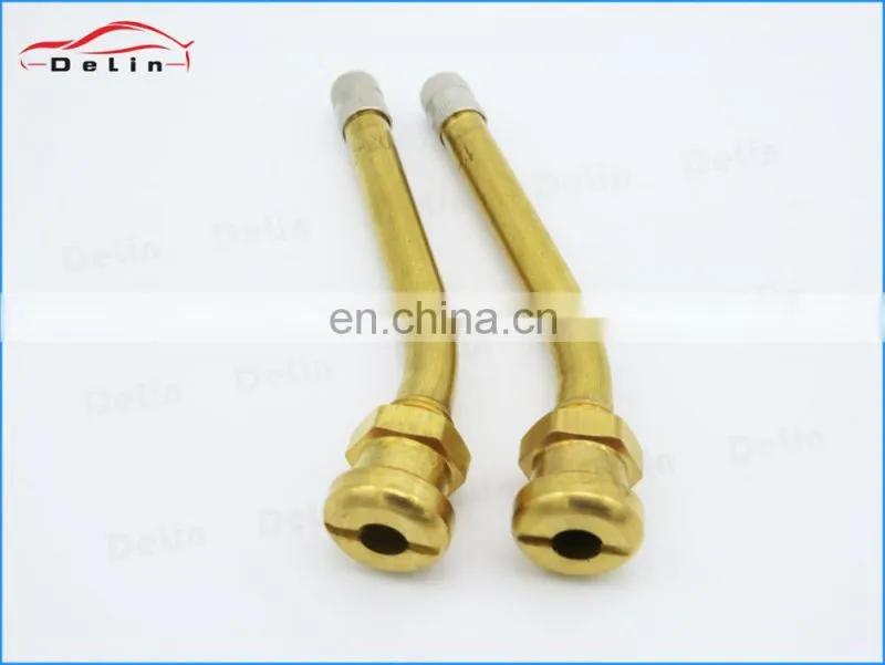 DeLin Standard hexangular V3-20-4 Brass Truck Tire Valve 27 Degree 85MM V3.20.4