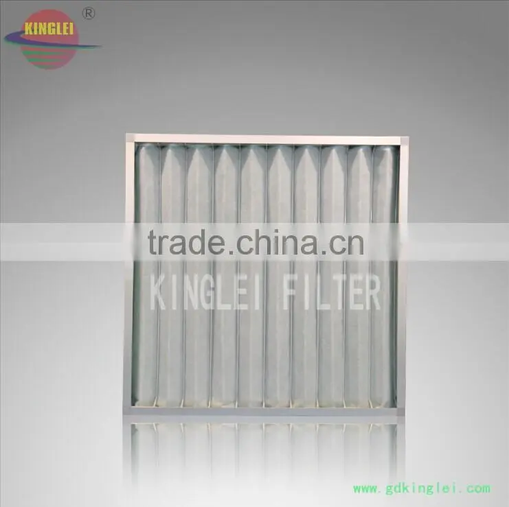 cardboard aluminium air conditioning replacement merv 8 11 15 g4 pleated synthetic fiber media panel filter