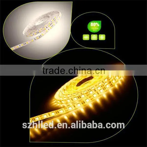 Double row smd 2835 flex led strip warm white cool white dual color led