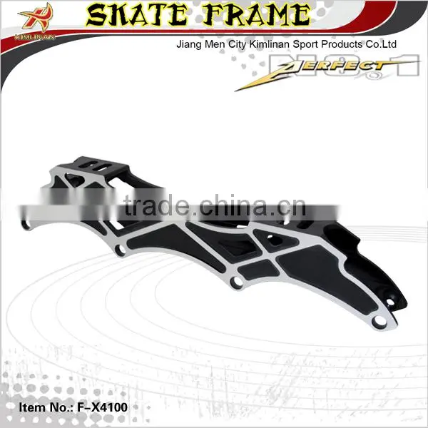 4 wheels inline frame, size 4*100mm alu inline frame, skate alu frame 4*110mm