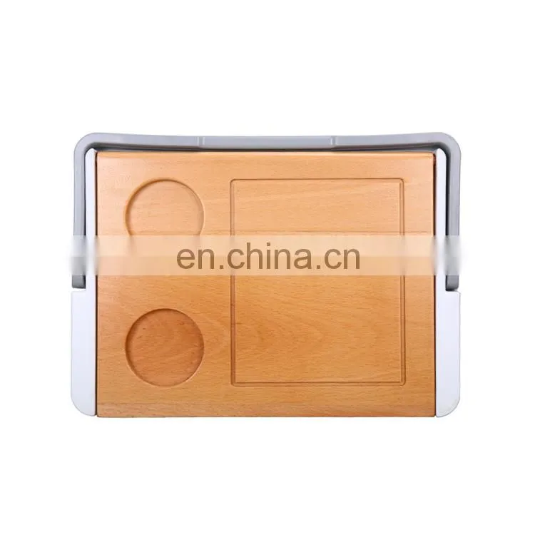 11L pu foam Food grade OEM insulated outdoor picnic cooler box with wooden lid portable cooler box wholesale eco friendly Gint