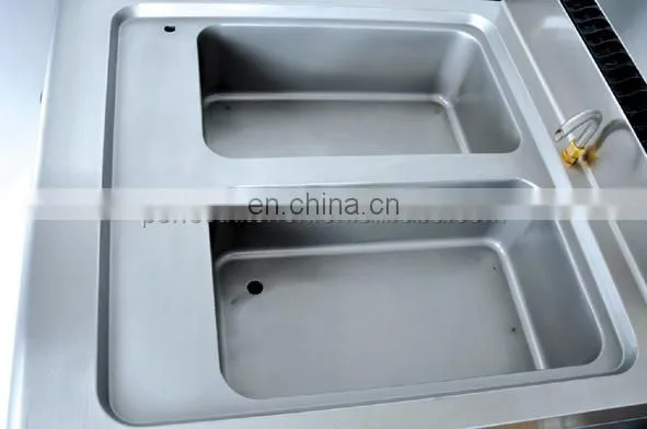Restaurant Hot Food Gas Bain Marie with Cabinet