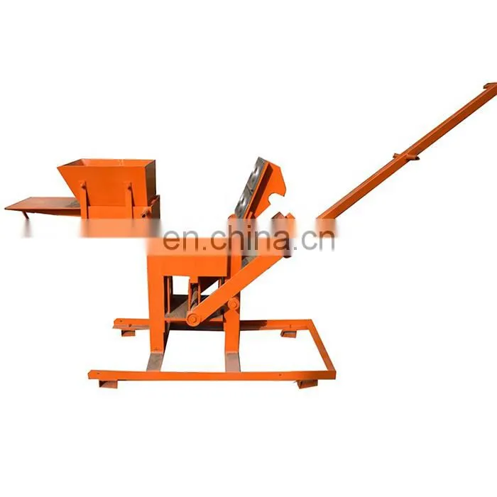 manual clay hydraulic press form concrete brick making machine/cement brick machine