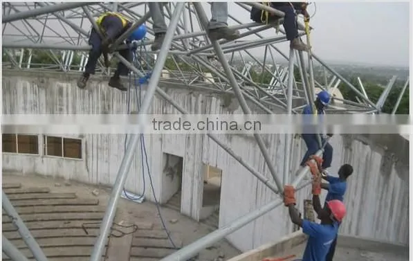 Prefabricated long span steel structure conference hall design