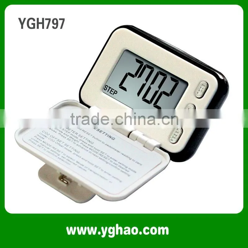 China Top Ten Selling Products Fitness Tracker Solar Pedometer