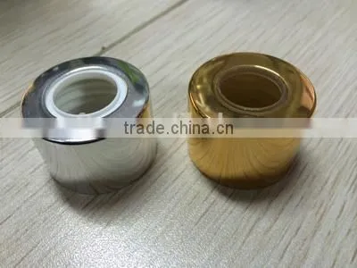 Aluminum silver collar for aroma glass bottle