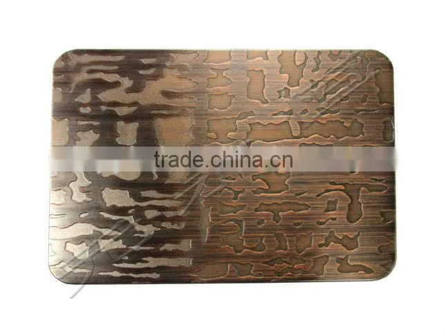 high class etched decoration stainless steel sheets