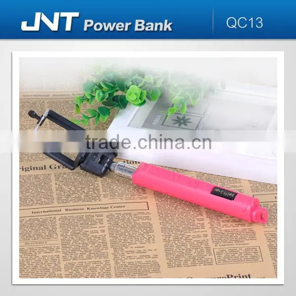 Rechargeable Focus bluetooth selfie stick,wireless bluetooth monopod QC13