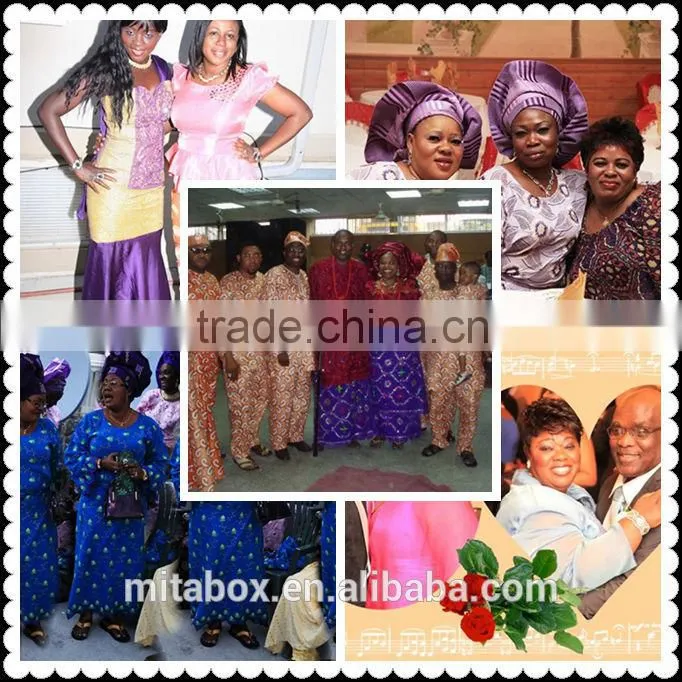 New arrive African high quality organza lace fabric with sequins OG0180gold