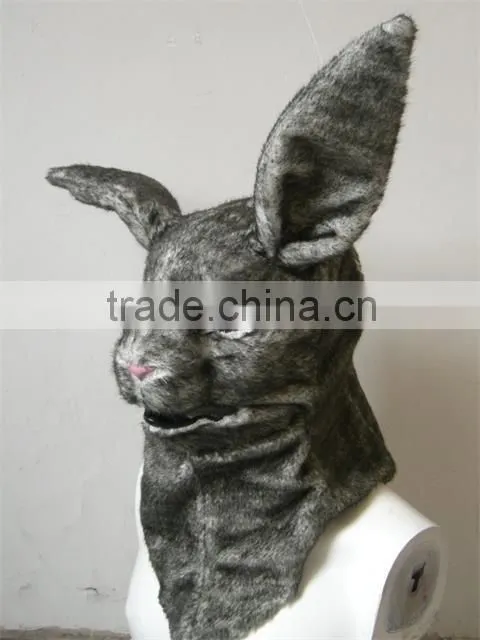 Festival reality clothing display props latex masks, Halloween costumes rabbits mask
