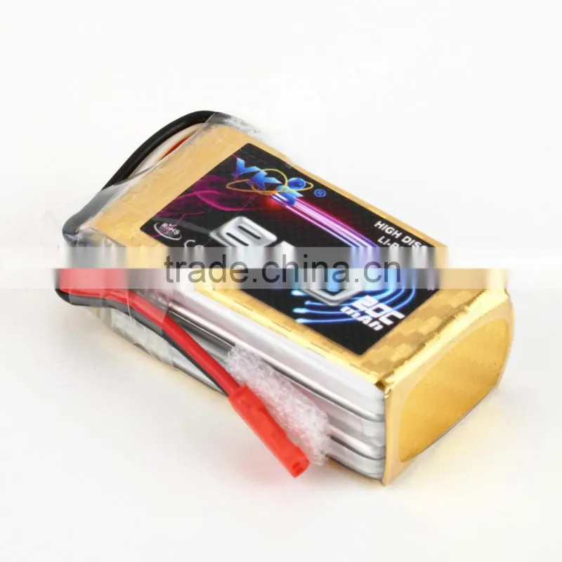 China 2S1P/3S1P 7.4V/11.1V 850MAH 20C LIPO battery