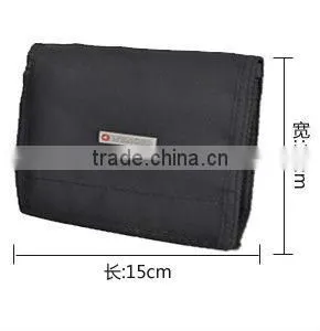 2016 Cheap high quality waterproof polyester wallet with zipper