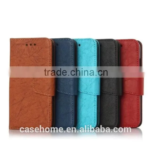 Crossing Pattern PU Leather Material TPU Phone Case for Apple iphone 6s
