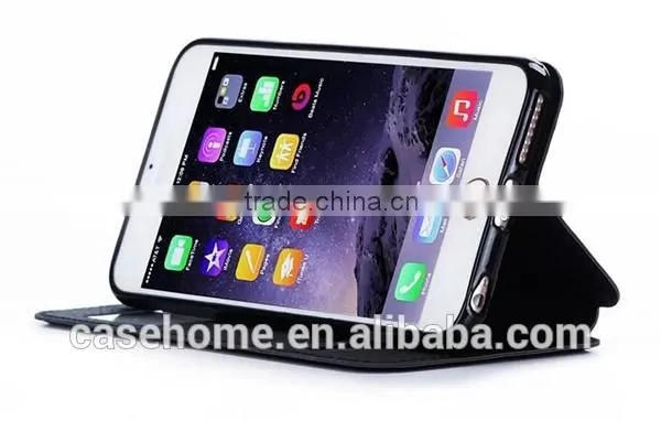 Multi-color Leather Stand Cover Case For iPhone 6/6s Smartphone