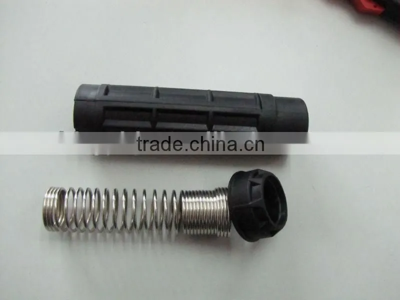 TBI welding torch handle with spring