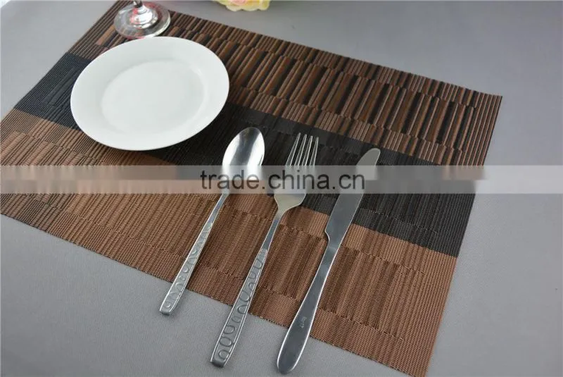 PVC insulation kitchen placemat table decoration washed clean breakfast lunch dinner