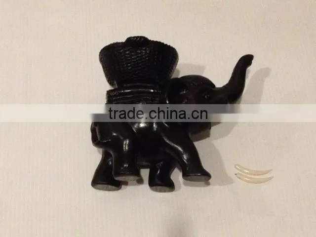 Thai elephant resin with light holder and tunsk