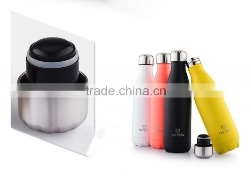 Double Walled Vacuum Insulated Stainless Steel Water Bottle for Hot or Cold Drinks BPA free