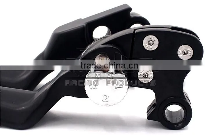 BJ-LS241-022 Costom Black Skull End Billet Aluminum Motorcycle Clutch Brake Lever For Harley
