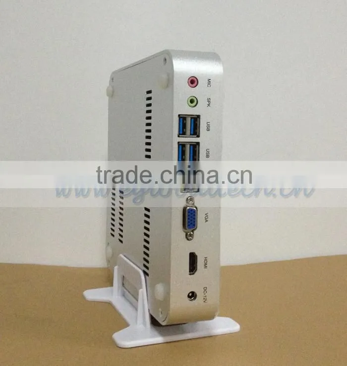 3D Gaming HTPC Nettop Computer i5 1.6GHz CPU 15W XBMC Win8 WIFI 300M 4G RAM 1TB Hard disk DC 12V Alloy Case HTPC