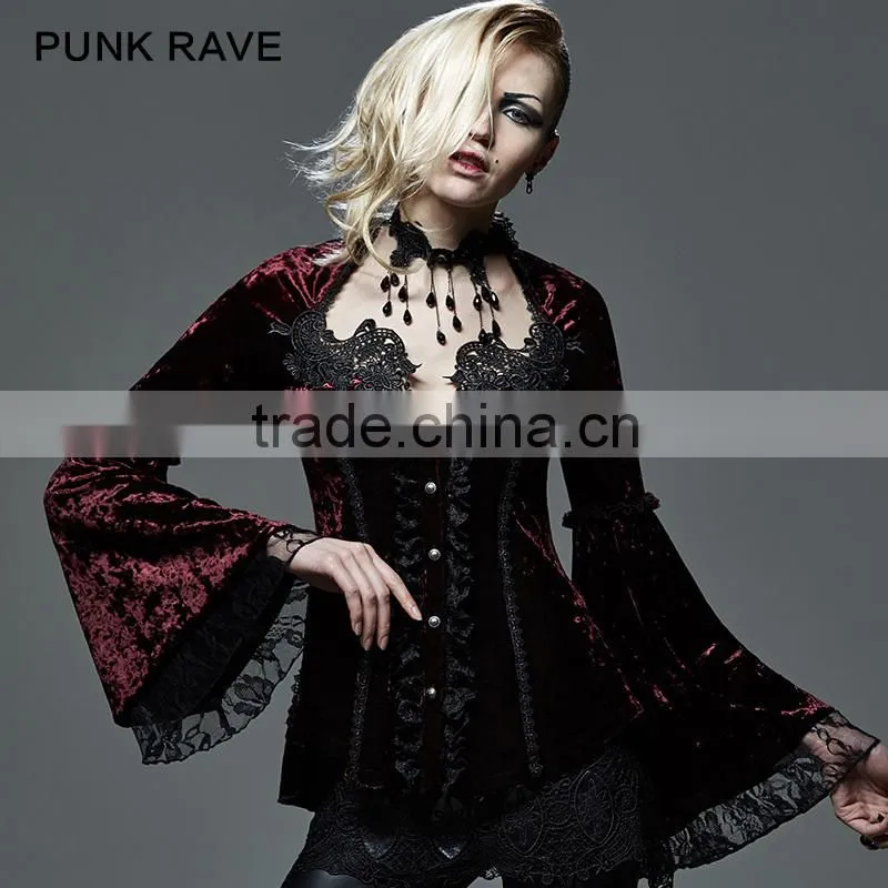 M-025 Punk Rave Black Korea Cardigan woman black Sweater