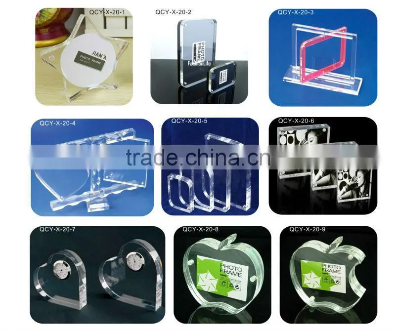 Acrylic photo frame magnet photo frame