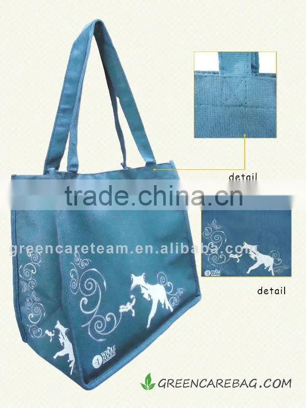 Blue Tote PET Recycled Shopping Green Bag