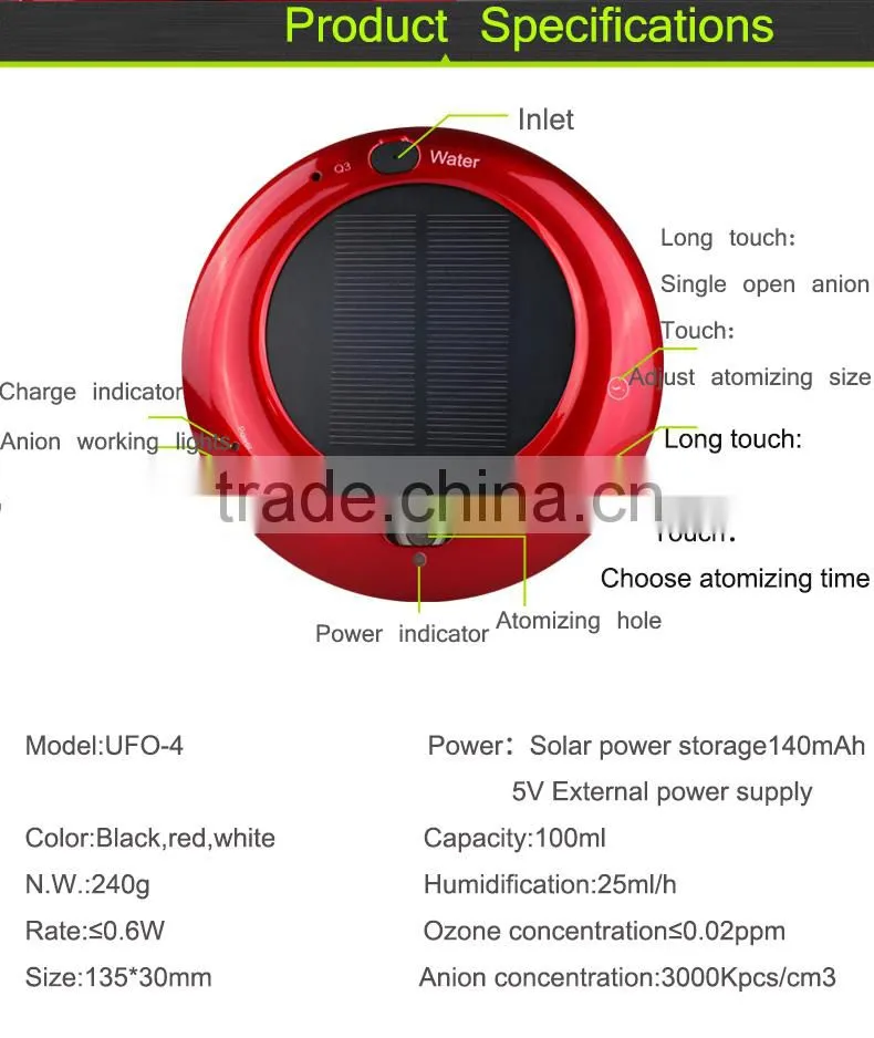 China Manufacture Auto Air Purifier Car Air Freshener Wholesale