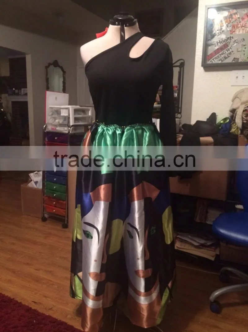 Winter hot sell S079 beautiful satin fabric for party dresses