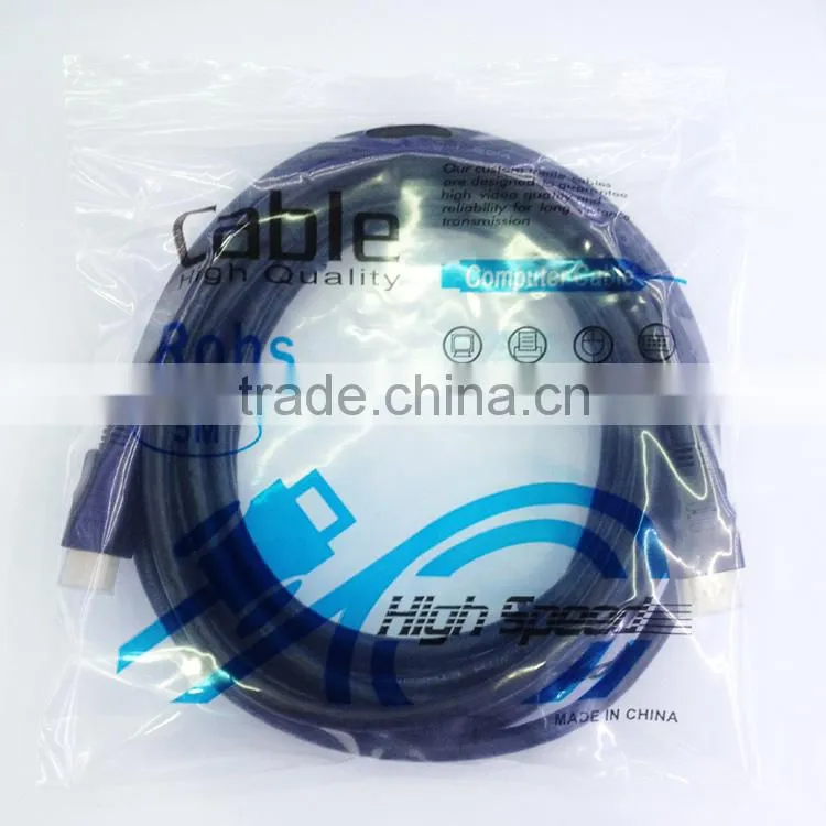 Factory high speed 1.4 bulk hdmi cabel with HD 1080p 3D supported 1.5m/3m/5m/10m/15m/20m